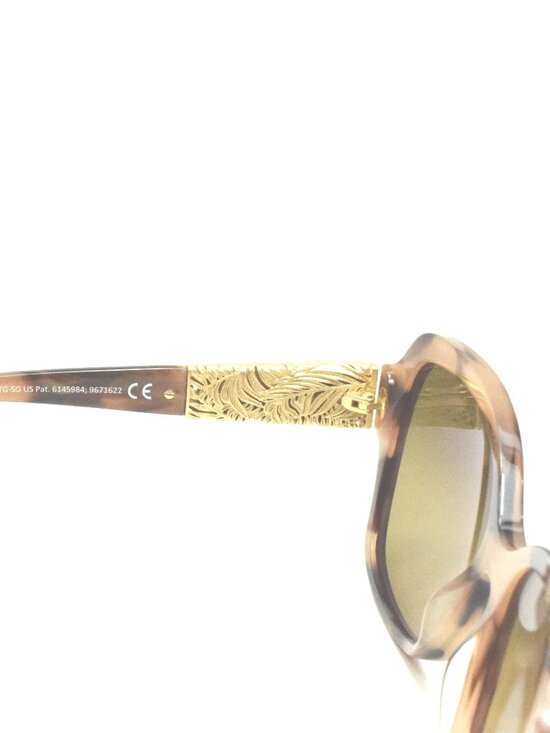 Maui Jim Swaying Palms MJ 530-93 Brown Stripe with 24K Gold / HCL Bronze Polariz